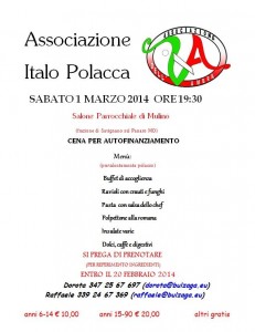 CENA POLACCA AMBRA